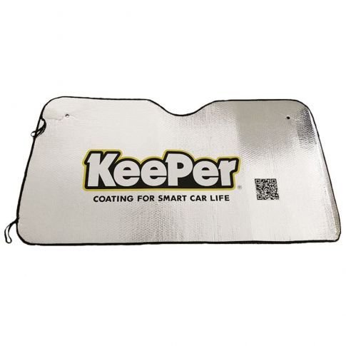 Silver Eluminator Accordion Custom Sunshade - 55"w x 27.5"h