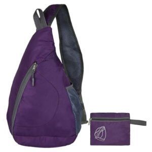 Full Color Custom Foldable Sling Backpack