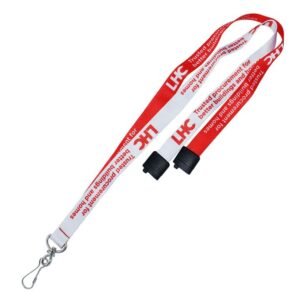 Custom Two-Tone Printed Lanyard w/ Breakaway