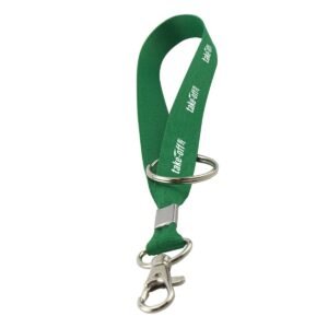 Wristlet Custom Lanyards w/ Keychain - .5"w