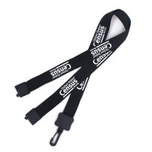 Custom Polyester Breakaway Lanyard w/ Plastic Attachment