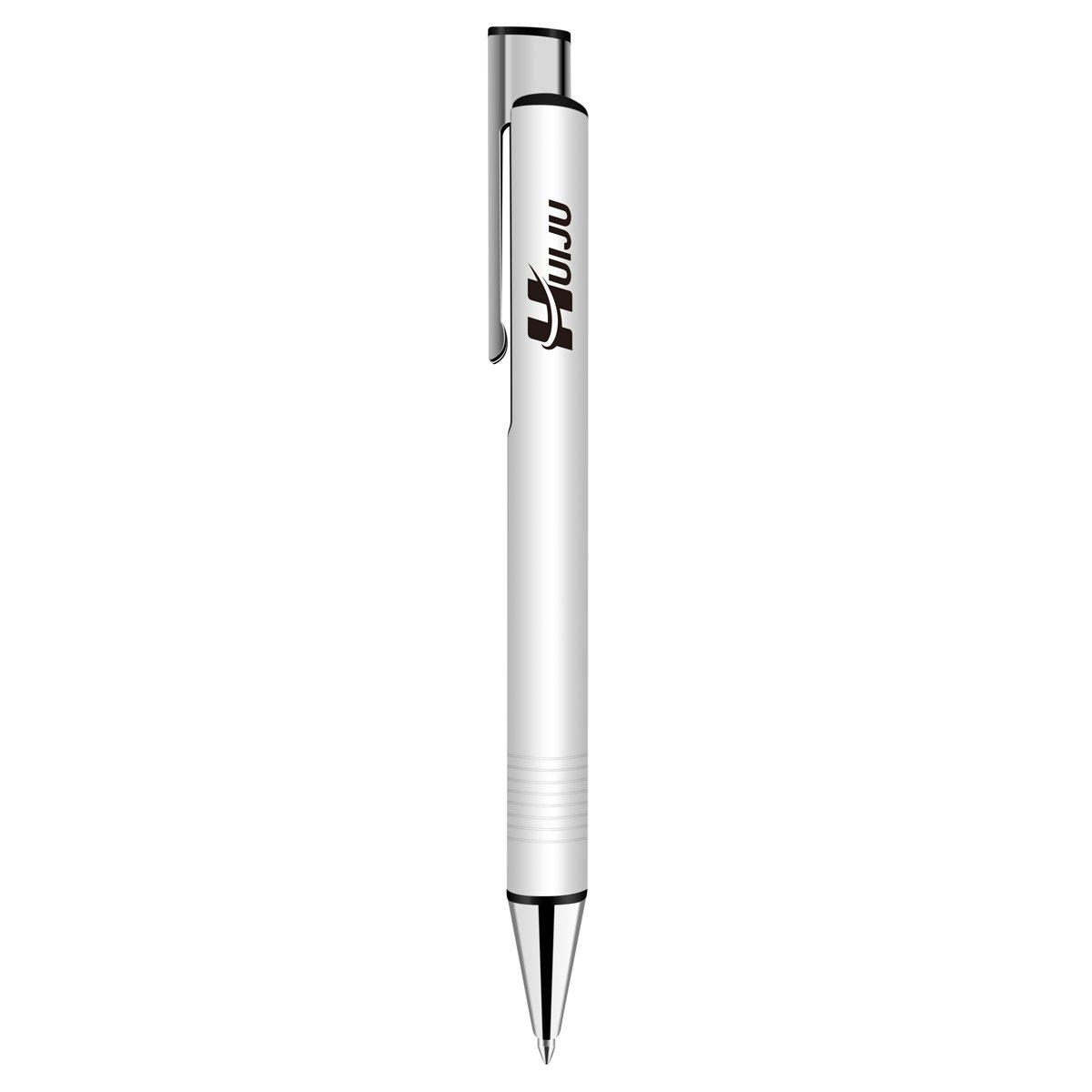 Custom Silver Clip Ballpoint Pen