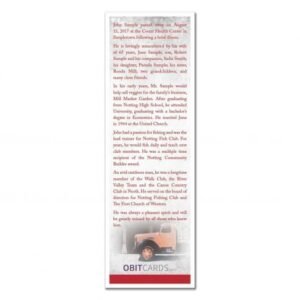 Full Color Custom Lenticular Bookmark - 2"w x 6"h