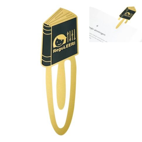 Custom Enamel Brass Bookmark