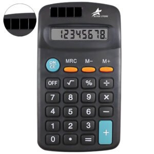 Custom Dual-power 8-Digit Pocket Calculator
