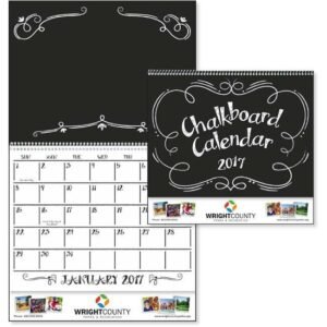 Chalkboard - 12 Month Appointment Custom Calendar