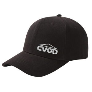6-Panel Custom Brushed Heavy Cotton Structured Cap