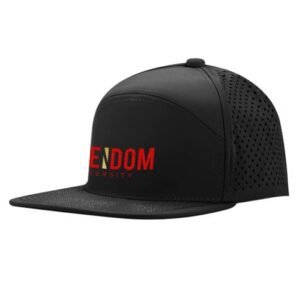 Custom 6-Panel Polyester Flat Bill Trucker Cap