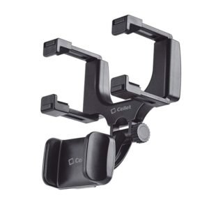 Custom Vehicle Rear View Mirror Phone Holder Mount Universal Smartphone Cradle