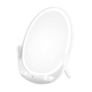 Portable Makeup Mirror Wireless Custom Phone Charger & Stand