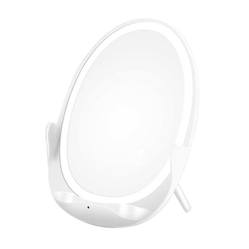 Portable Makeup Mirror Wireless Custom Phone Charger & Stand