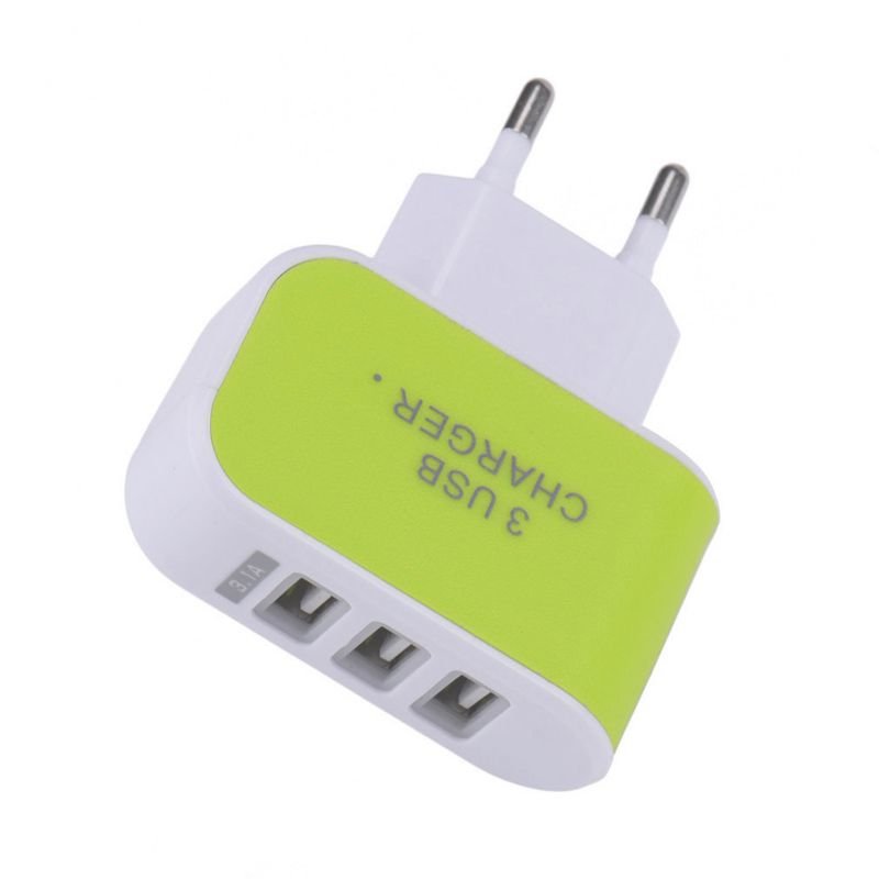 Custom 3-Port USB Wall Charger