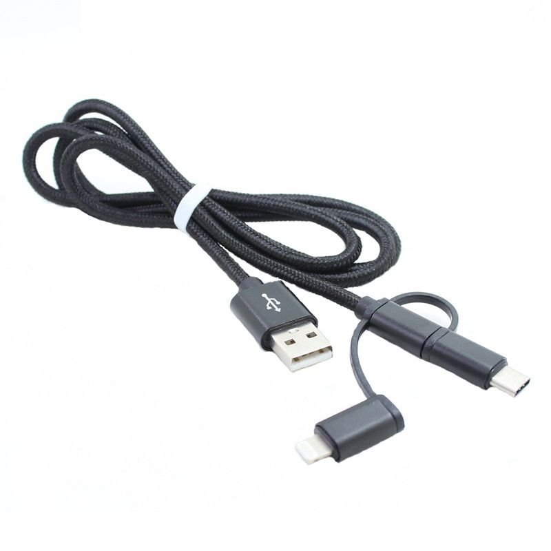 Custom Braided 3' Charging Cable