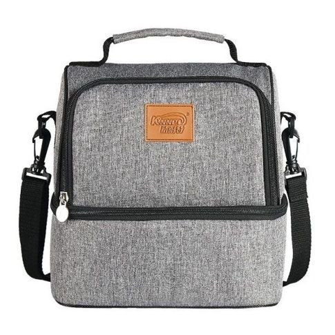 Custom Triangle Lunch Cooler Bag - 9 9"w x 10"h x 6"d