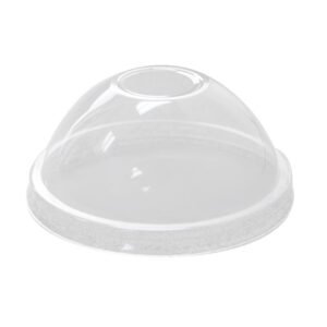 Dome Lids for 12, 16 or 20oz Clear Plastic PET Cups (95mm) - 1000 / Case
