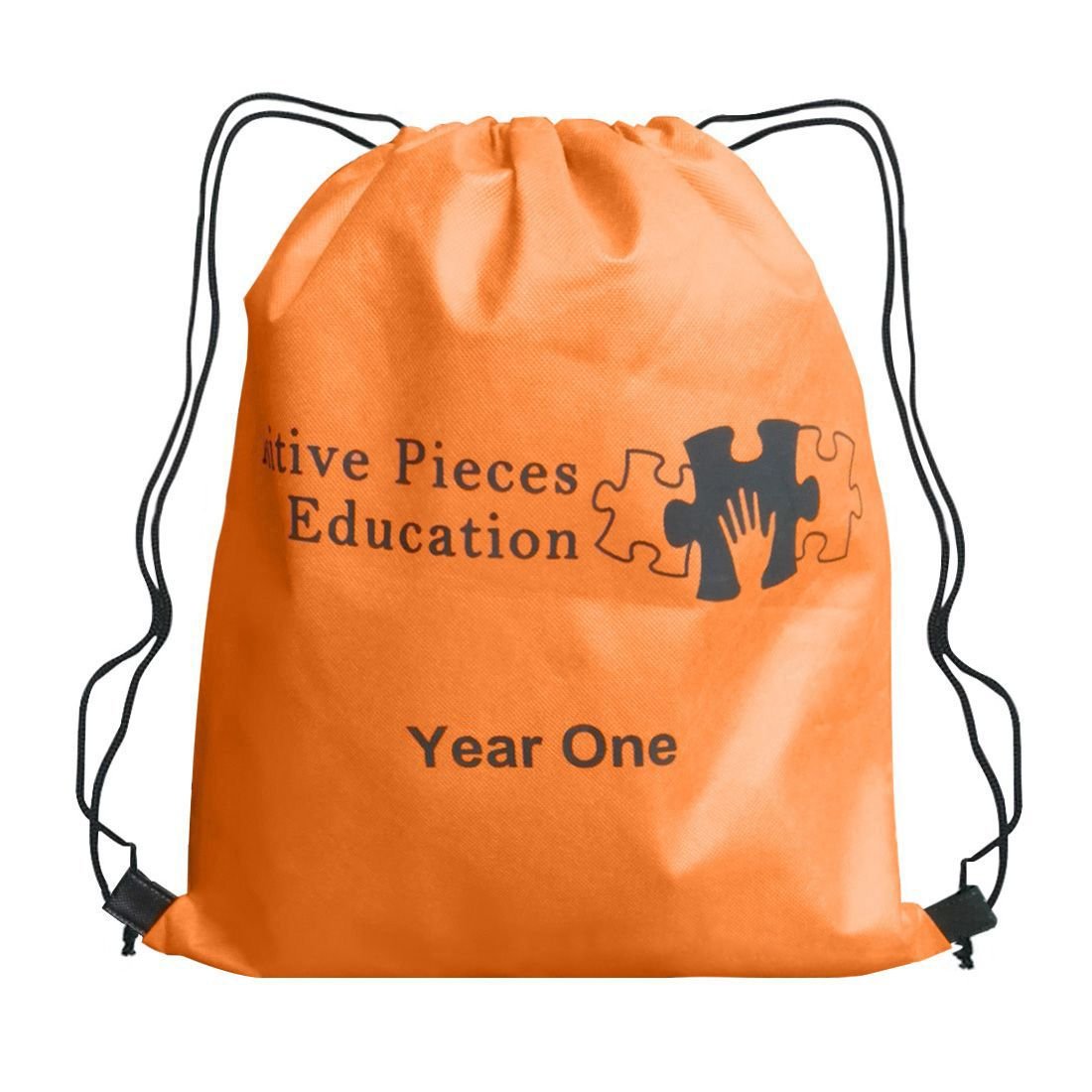 Custom Non-Woven Drawstring Backpack - 13"w x 16.5"h