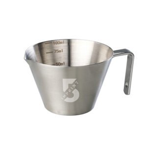 Custom Stainless Steel Espresso Shot Cup w/ Measurements
