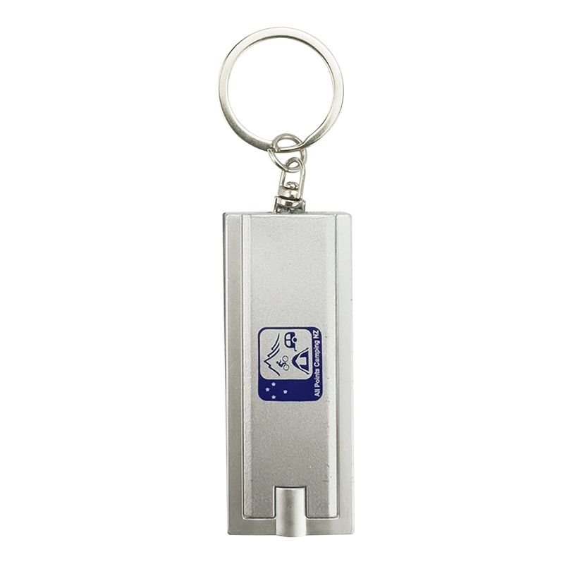 Custom Rectangular LED Light Keychain