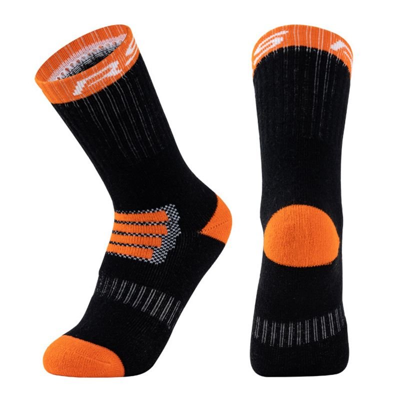 Custom Knit Jacquard Kids Skating Socks