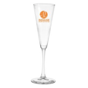 Vine Trumpet Champagne Flute Custom Glassware - 6.5 oz.