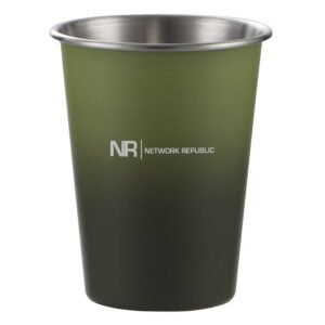 Custom Gradient Stainless Steel Pint Glass - 12 oz.