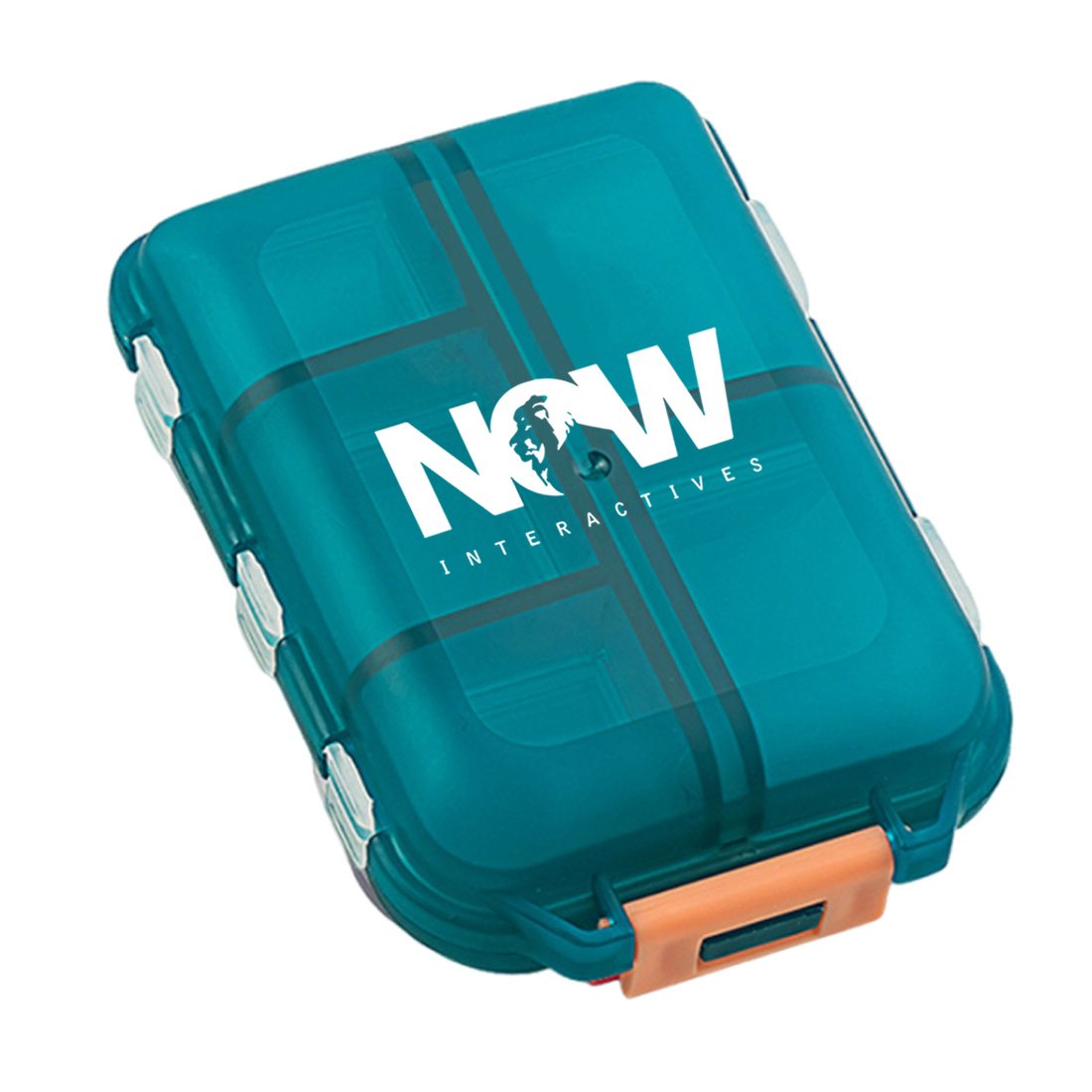 Custom 10 Compartment Pill Box