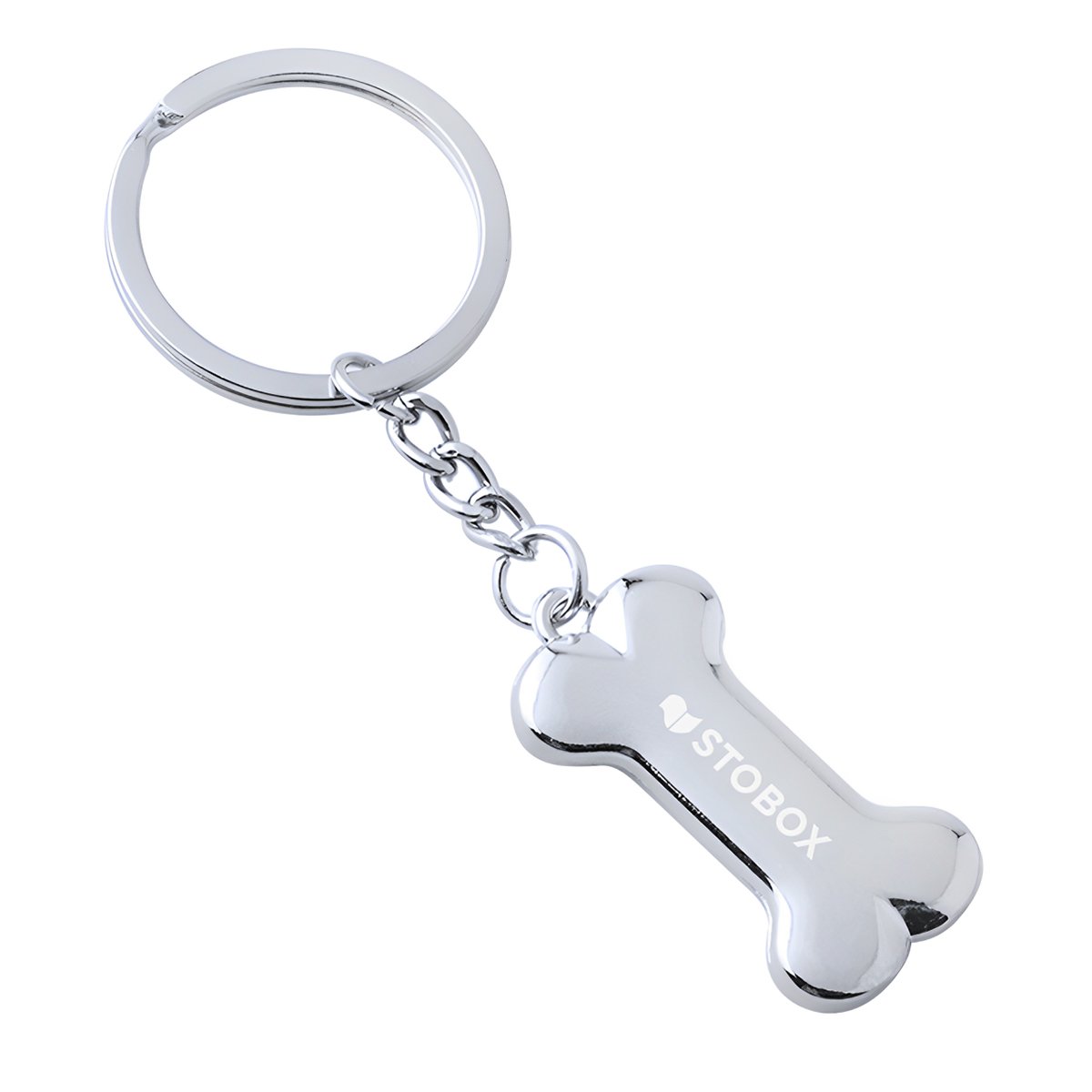 Custom Metal Dog Bone Key Tag