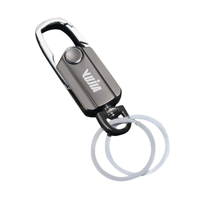 Multifunction Custom 2-Ring Keyring w/ Bottle Opener