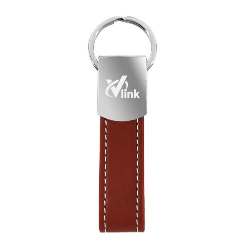 Custom Quality Metal Leather Keychain