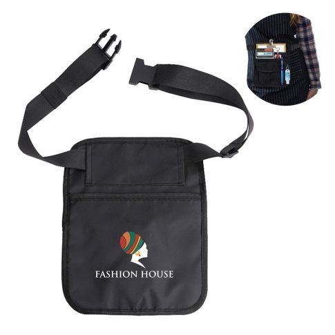 Full Color Custom Waitstaff Apron Bag w/ Adjustable Belt