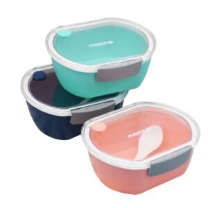 Oval Shaped Lunch Custom Containers