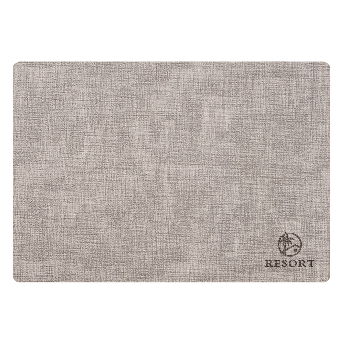 Custom Waterproof Linen-Like Finish PU Placemat
