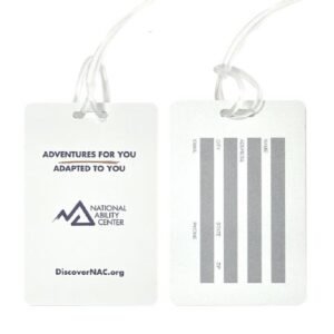 Full Color Custom Write-On Surface Luggage Tag