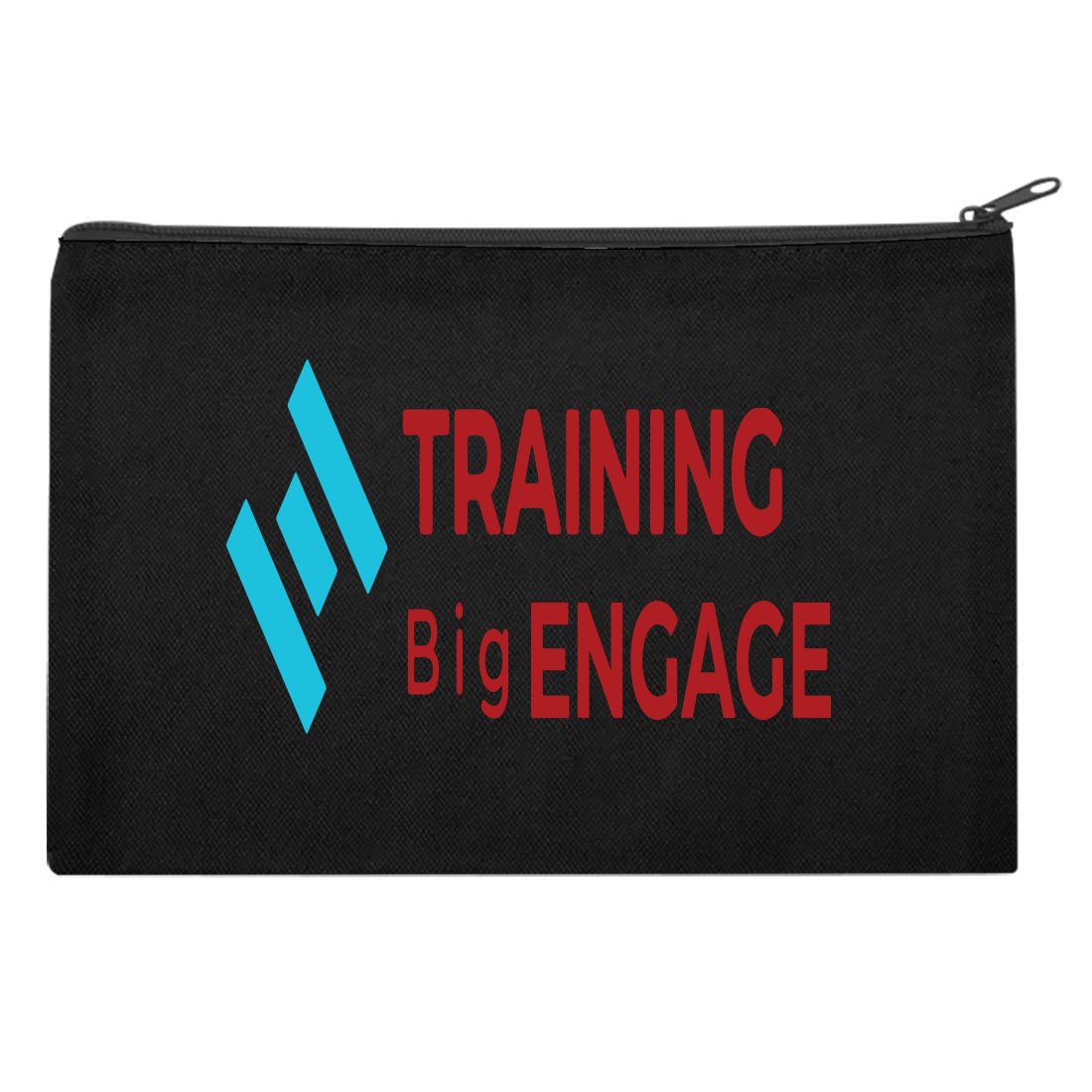 Custom Zip Colored Canvas Pouch - 11'' x 7.5''
