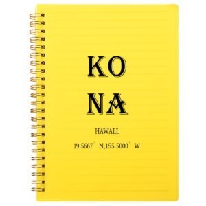 Translucent Lined Custom Notebook - 5.5"w x 8.25"h