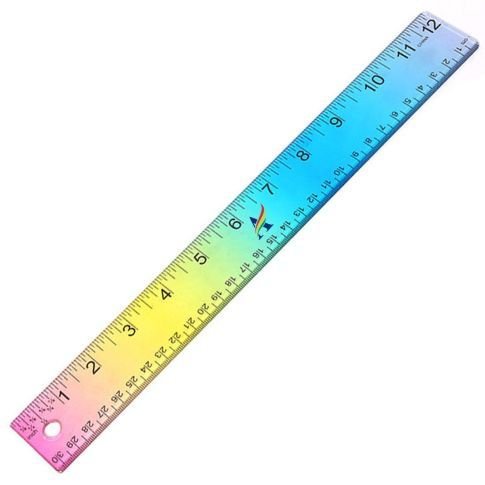 Custom Acrylic Gradient Ruler - 12''