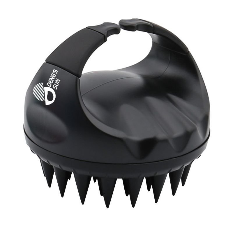 Custom Soft Silicone Hair Brush Scalp Massager Shampoo Brush
