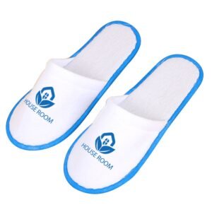 Custom Closed Toe Brushed Plush Slippers