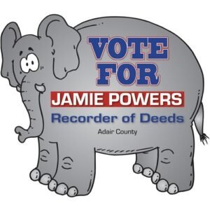 Repositionable Custom Sticker - Elephant