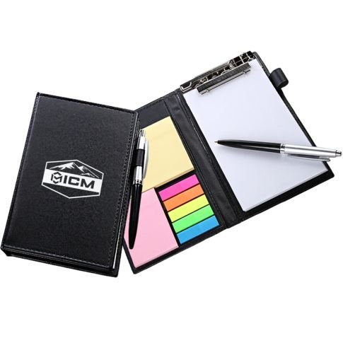Custom PU Memo Pad w/ Pen