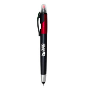 Custom Mate Ballpoint Pen w/ Stylus & Highlight