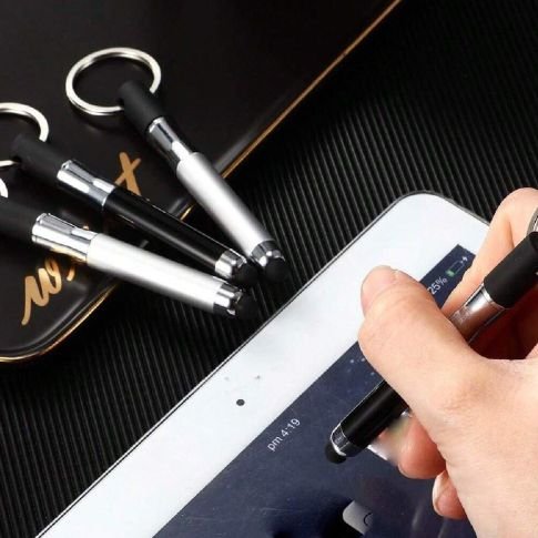 Custom Mini Stylus Pen w/ Keyring