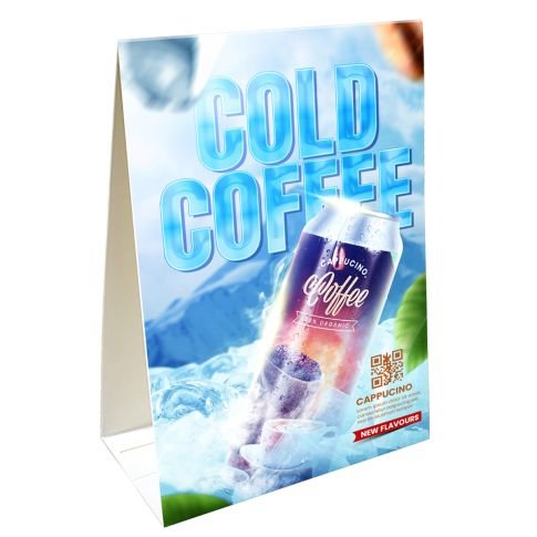 Full Color Custom A5 Table Tent Card