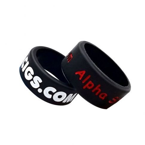 Custom Silicone Thumb Bands - 2.75"W