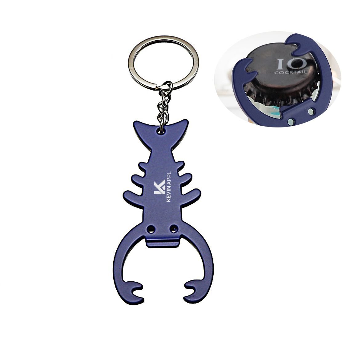Custom Lobster Shaped Bottle Opener Keychains