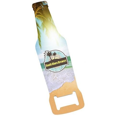 Full Color Custom Bottle Shaped Bottle Opener