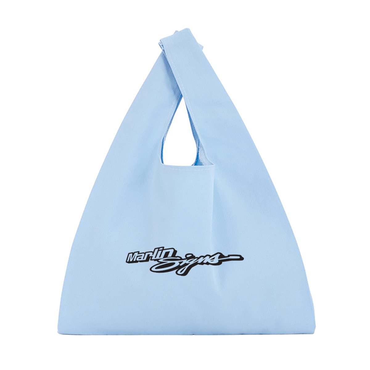 Custom Cotton Canvas T-Shirt Bag- 11.4"w x 14.2"h x 2.4"d