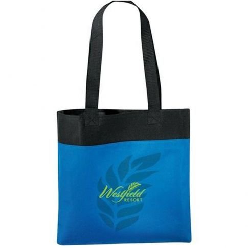 Custom Heavy Meeting Tote Bags - 15"w x 14.75"h x 1"d