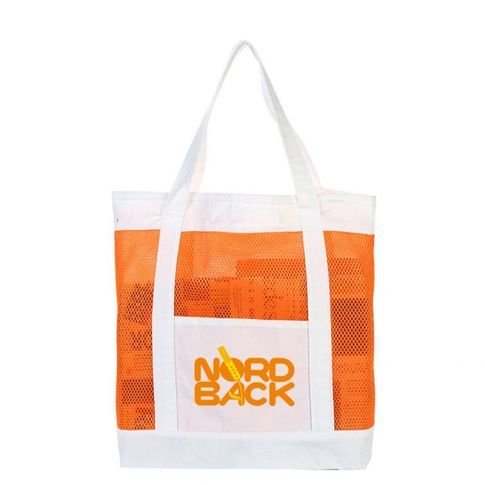 Custom Surfside Mesh Promotional Tote Bag - 15.75"w x 15.75"h x 4"d