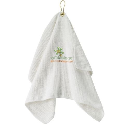 Custom Embroidered Waffle Golf Towel - 16" x 24"